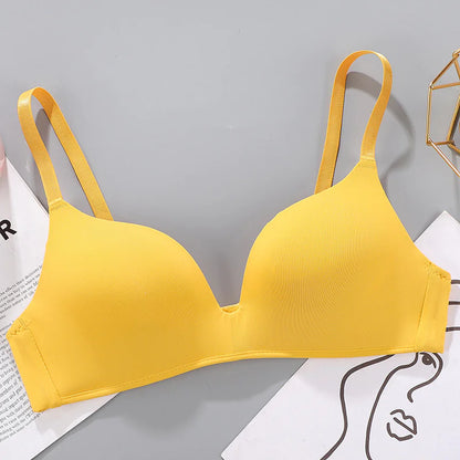 Breathable No-Rims Gather Bra