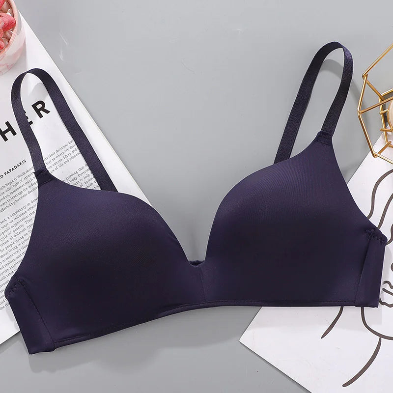 Breathable No-Rims Gather Bra