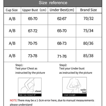 Breathable No-Rims Gather Bra