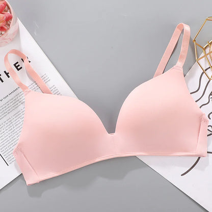 Breathable No-Rims Gather Bra