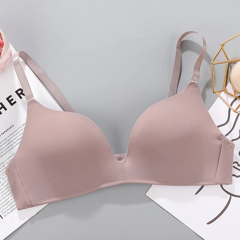 Breathable No-Rims Gather Bra