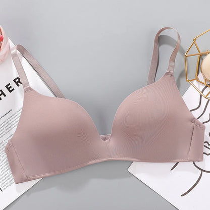 Breathable No-Rims Gather Bra