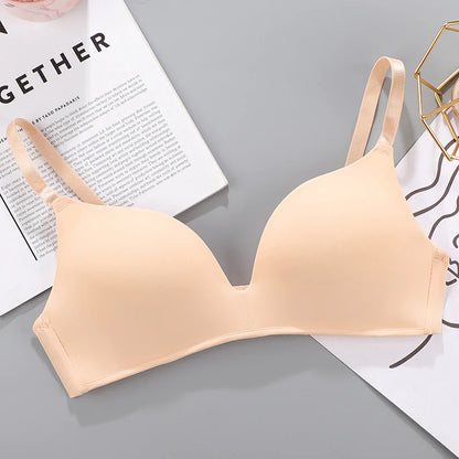 Breathable No-Rims Gather Bra