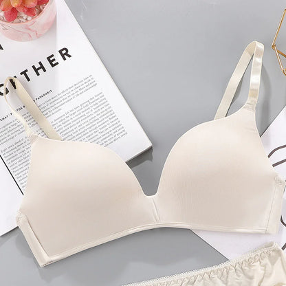 Breathable No-Rims Gather Bra