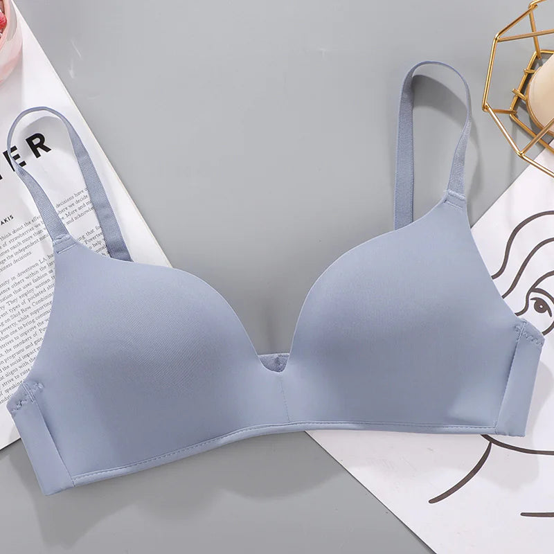 Breathable No-Rims Gather Bra